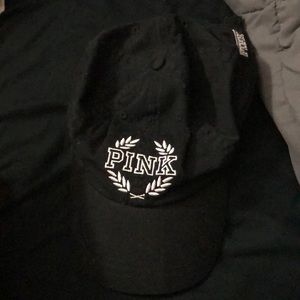 black and white hat